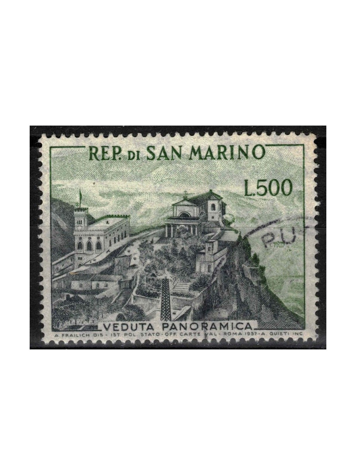 SAN MARINO 1958 View of San Marino us