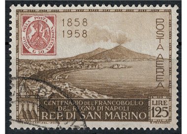 SAN MARINO 1958 Regno di Napoli (posta aerea) us