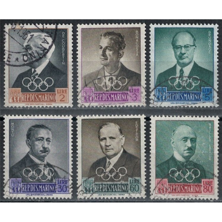 SAN MARINO 1959 Pre Olympic 6th season