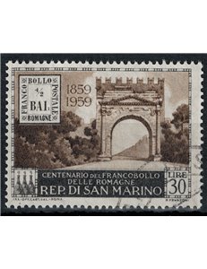 SAN MARINO 1959 Stamps of the Romagna us