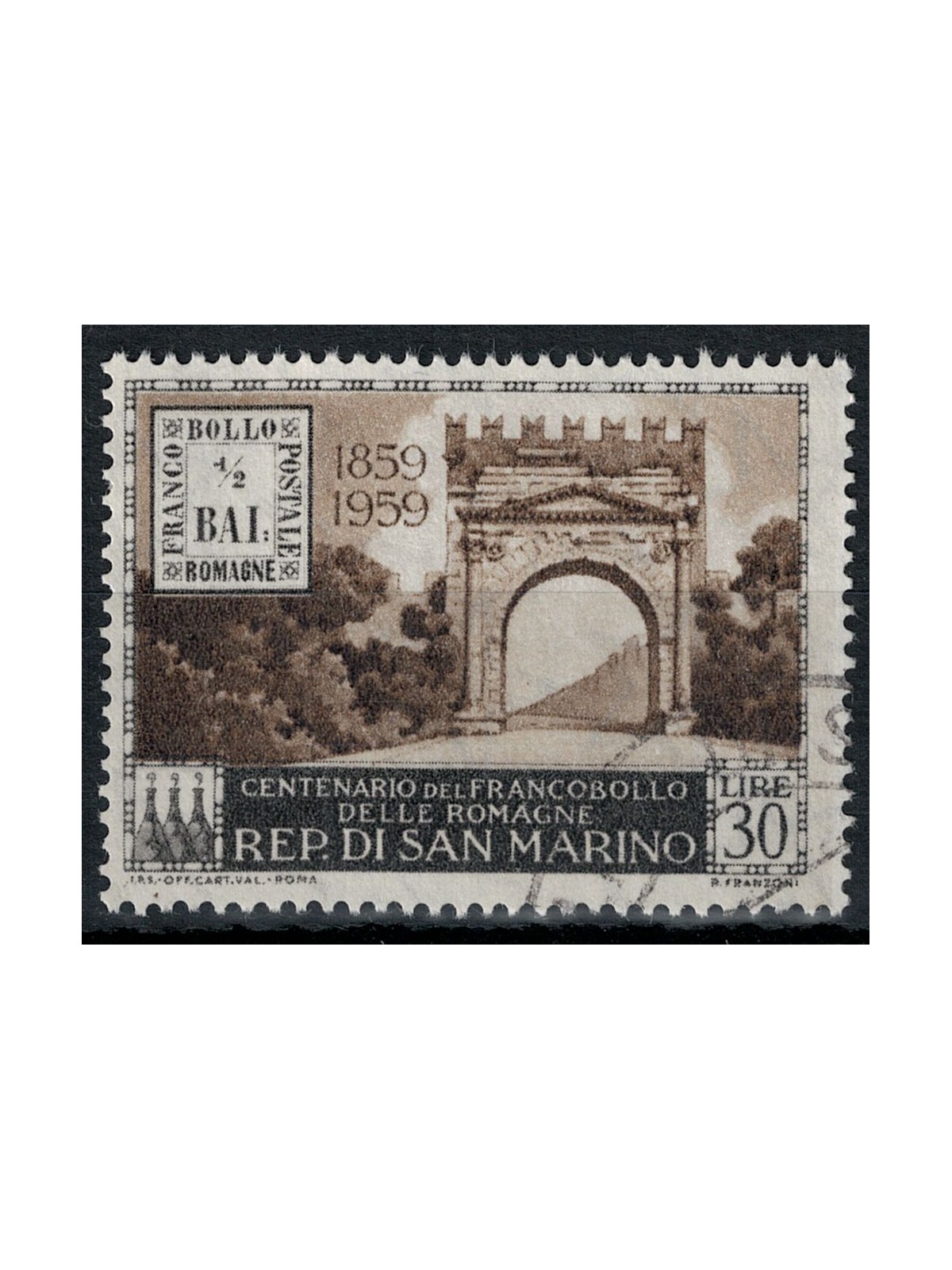 SAN MARINO 1959 Francobolli delle Romagne us