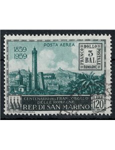 SAN MARINO 1959 Stamps of the Romagna (airmail) us