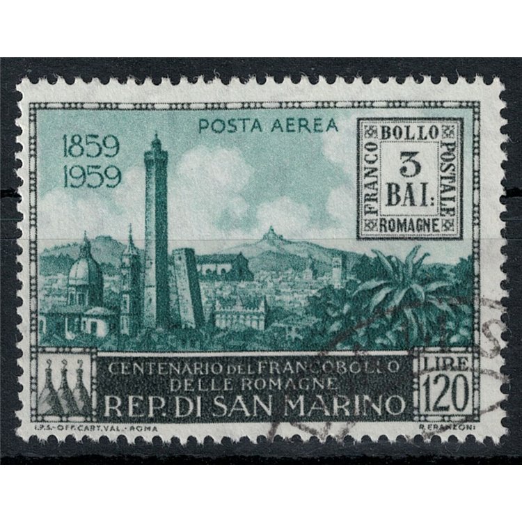 SAN MARINO 1959 Francobolli delle romagne (posta aerea) us