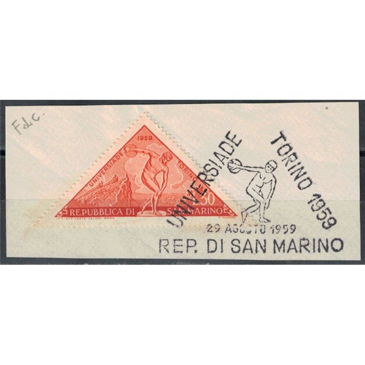 SAN MARINO 1959 Universiadi di Torino us