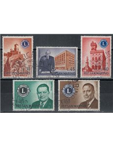 SAN MARINO 1960 Lions Club 5v us
