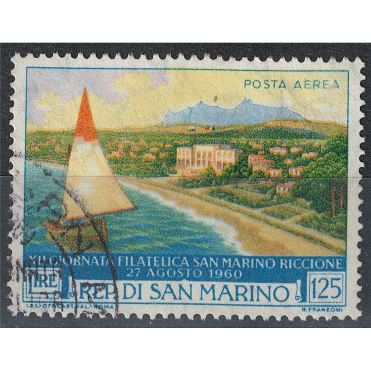 SAN MARINO 1960 Fiera internazionale filatelica (posta aerea) us