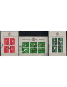 SAN MARINO 1960 Rome Olympics 3 s/s us