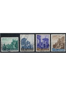 SAN MARINO 1961 Vedute di San Marino 4v us