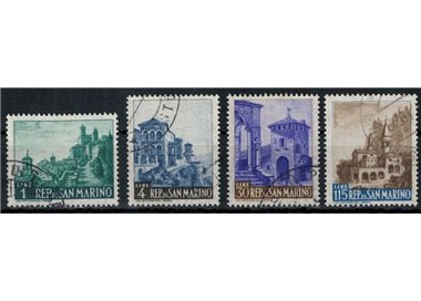 SAN MARINO 1961 Views of San Marino 4v us