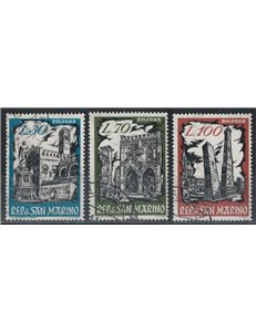 SAN MARINO 1961 Philatelic Exhibition Bophilex 3v us