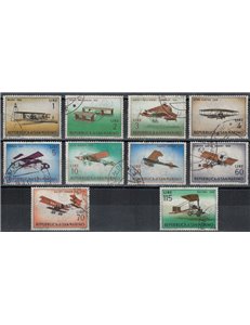 SAN MARINO 1962 Storia dell'aeroplano 10v us