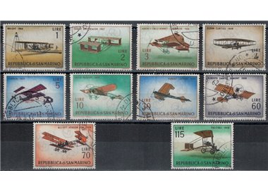 SAN MARINO 1962 History of the 10v US airplane