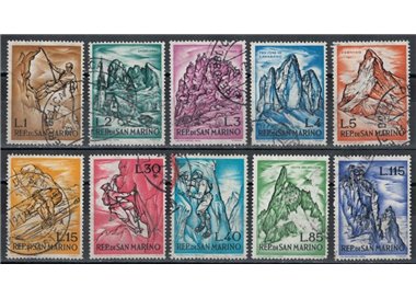 SAN MARINO 1962 Mountaineering Sports 10v us