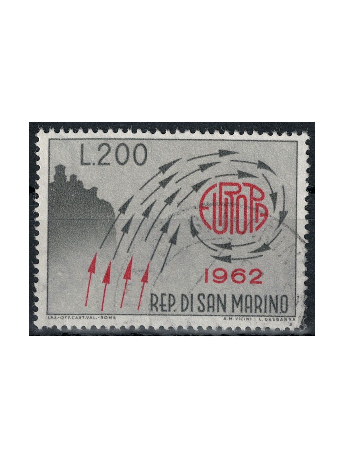 SAN MARINO 1962 Europe us