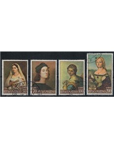 SAN MARINO 1963 Dipinti di Raffaello 4v us
