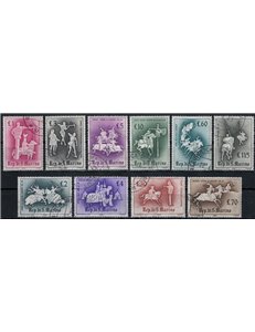 SAN MARINO 1963 Jousts and Tournaments 10v us