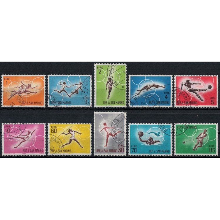 SAN MARINO 1963 Pre-Olympic 10th season