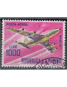 SAN MARINO 1964 Aerei moderni (posta aerea) us