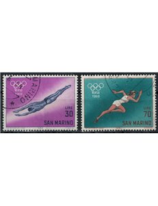 SAN MARINO 1964 Verso Tokio 2v us
