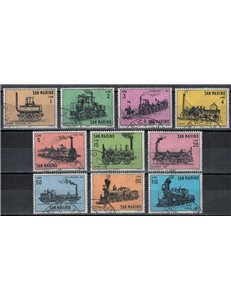 SAN MARINO 1964 Storia della locomotiva 10v us