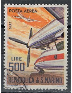 SAN MARINO 1965 Modern Aircraft (Airmail) us