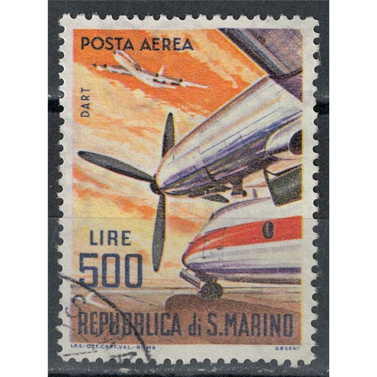 SAN MARINO 1965 Modern Aircraft (Airmail) us