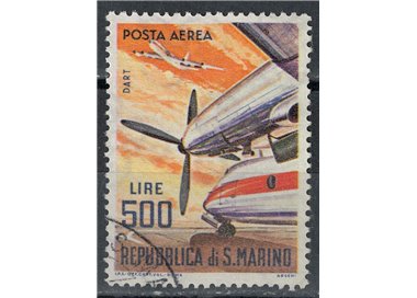 SAN MARINO 1965 Modern Aircraft (Airmail) us