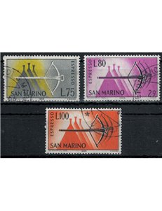 SAN MARINO 1966 Espressi 3v us