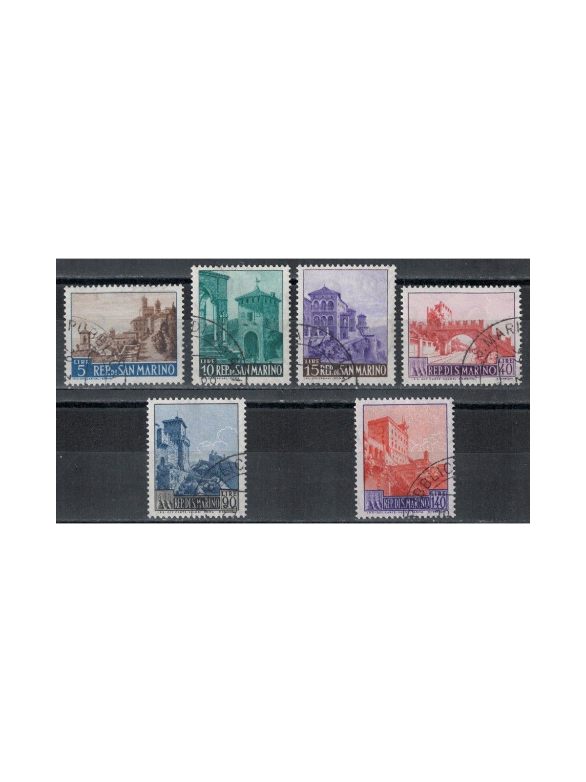SAN MARINO 1966 Views 6v us