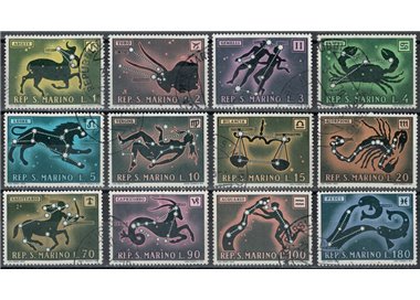 SAN MARINO 1970 Zodiac Signs 12v us