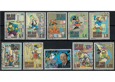 SAN MARINO 1970 Walt Disney 10v us