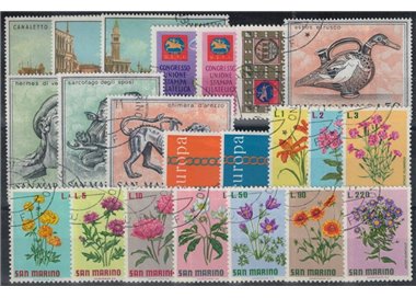 SAN MARINO 1971 Annata completa 22v us