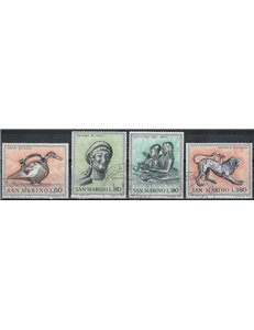 SAN MARINO 1971 Etruscan art 4v us