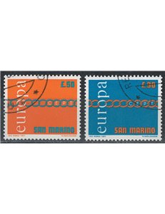 SAN MARINO 1971 Europa 2v us