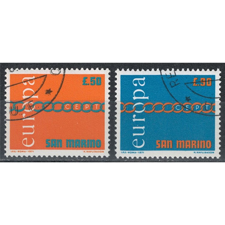 SAN MARINO 1971 Europa 2v us