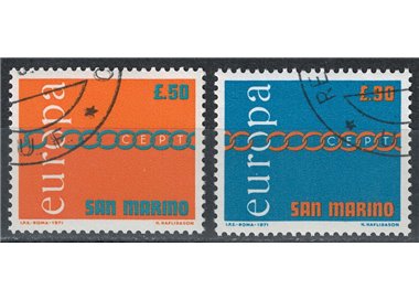 SAN MARINO 1971 Europa 2v us