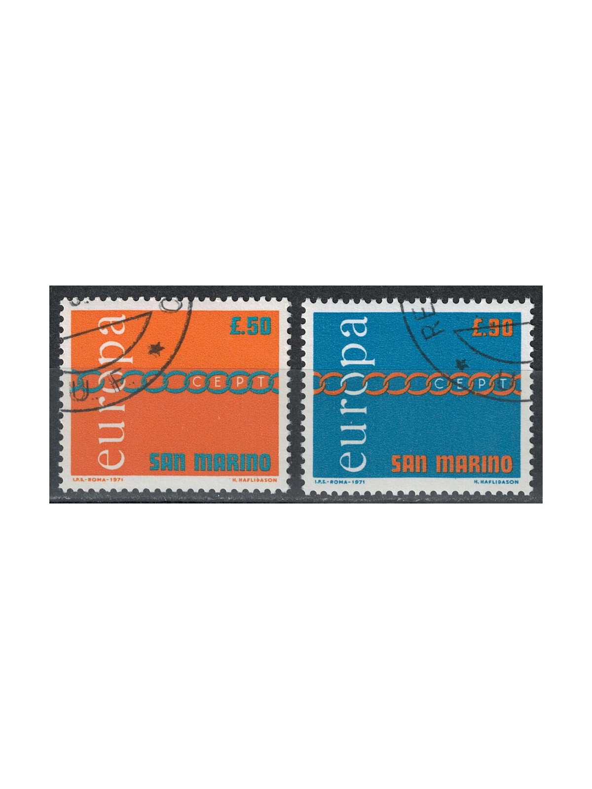 SAN MARINO 1971 Europa 2v us