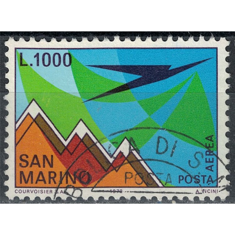 SAN MARINO 1972 Posta aerea us