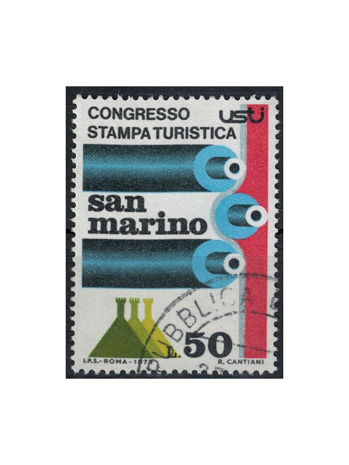 SAN MARINO 1973 Congress of the tourist press us