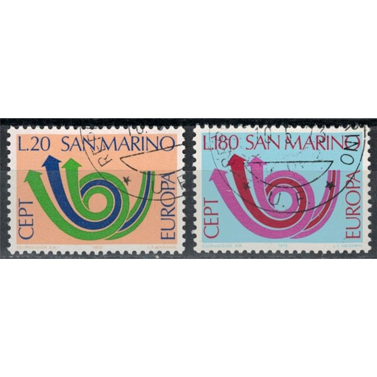 SAN MARINO 1973 Europa 2v us