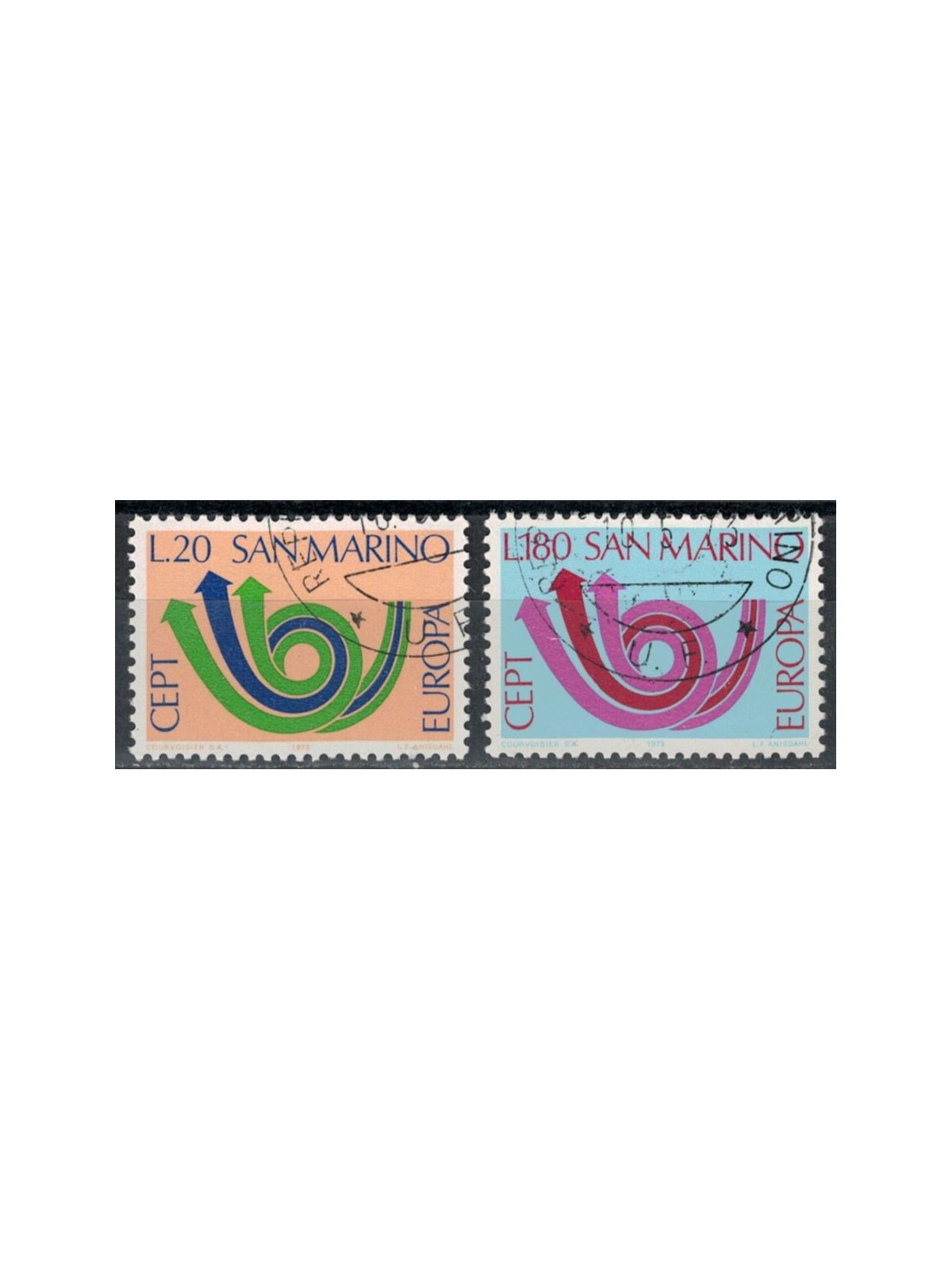 SAN MARINO 1973 Europa 2v us
