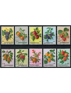 SAN MARINO 1973 Frutta 10v us
