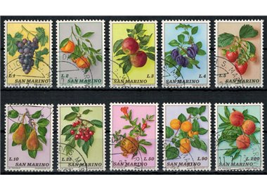 SAN MARINO 1973 Fruit 10v us