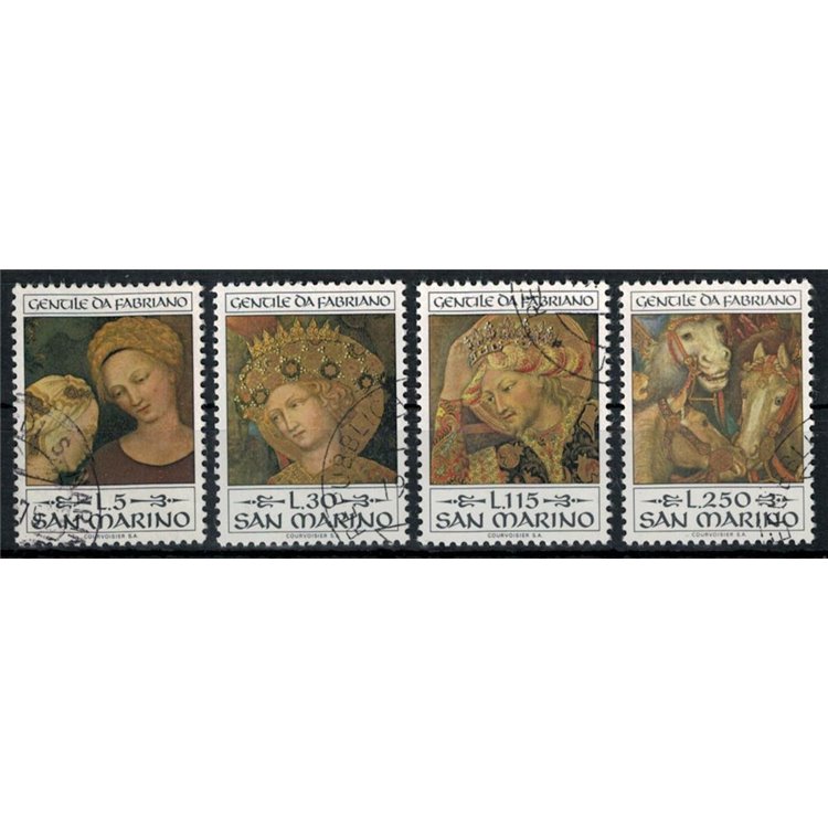 SAN MARINO 1973 Gentile da Fabriano 4v us