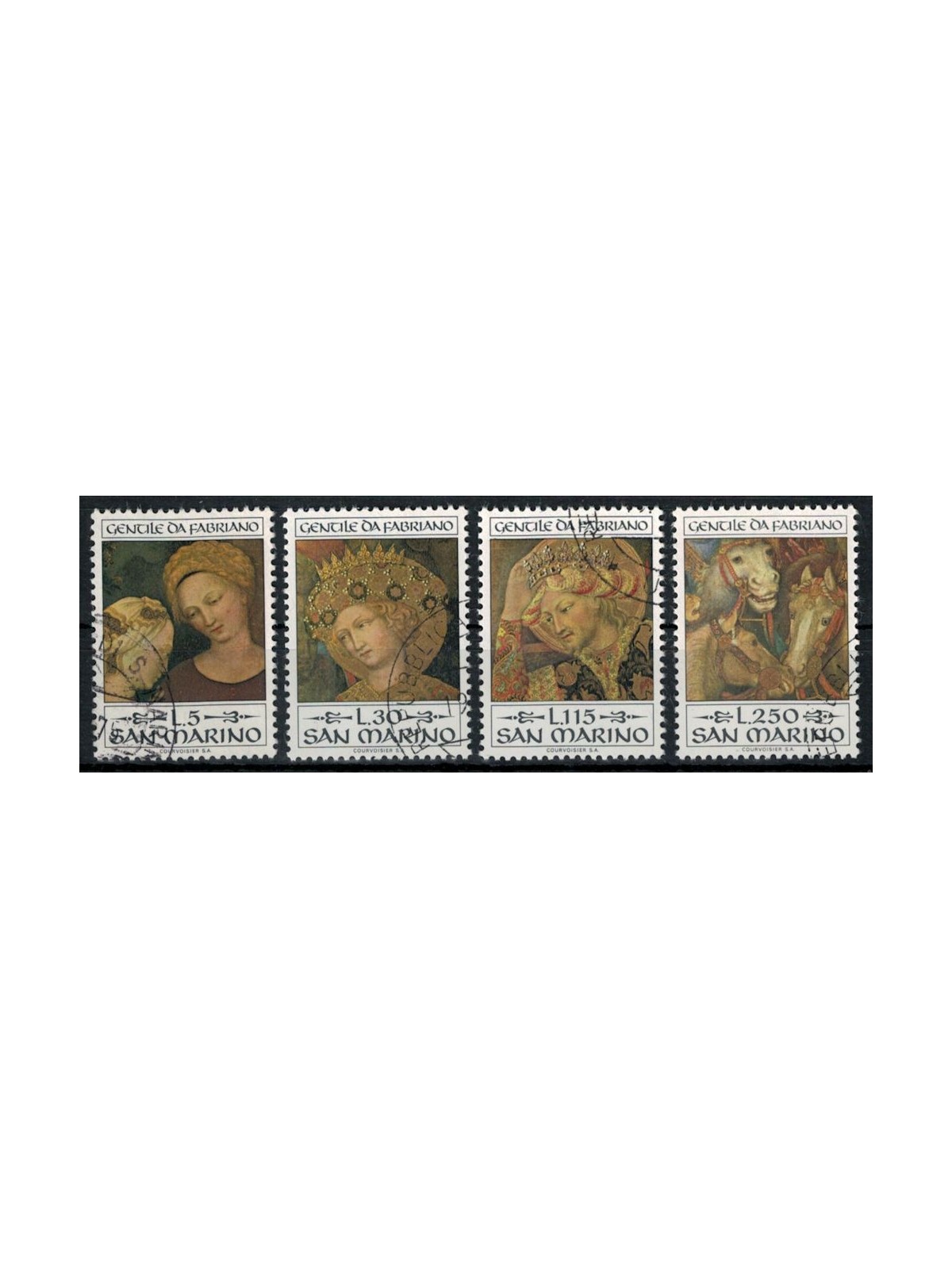 SAN MARINO 1973 Gentile da Fabriano 4v us