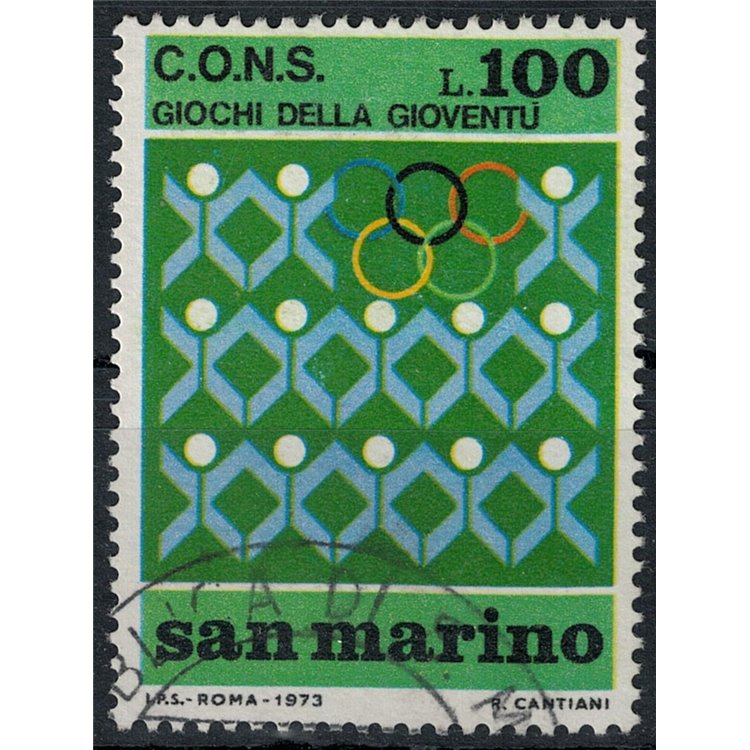 SAN MARINO 1973 Giochi della gioventù us