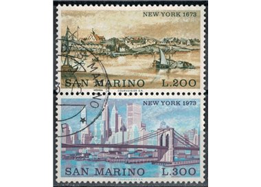 SAN MARINO 1973 Views of New York 2v us