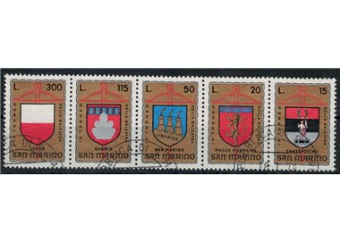 SAN MARINO 1974 Torneo della balestra 5v us