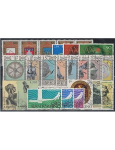 SAN MARINO 1974 Complete year 24v us