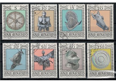 SAN MARINO 1974 Ancient Armor and Weapons 8v us